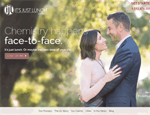 Tablet Screenshot of itsjustlunchaustin.com